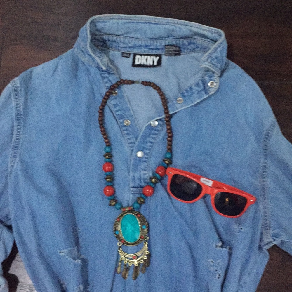 Dkny denim dress - Picture 4 of 8